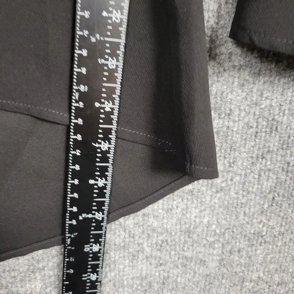 BY ANTHROPOLOGIE OB1096198 Black Zinnia High Rise Tulip Hem Pants Boho SIZE 2 - Picture 14 of 14